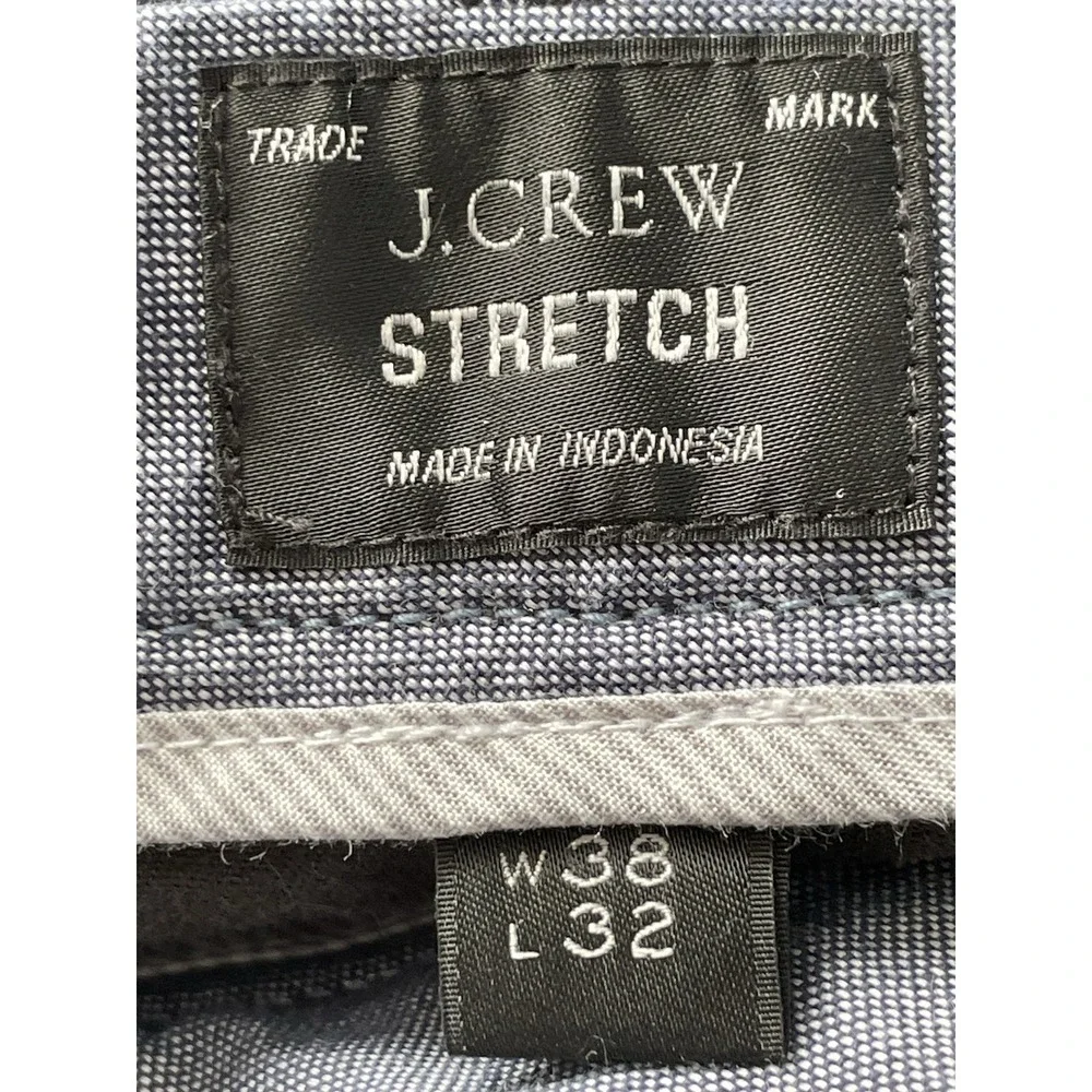 J Crew Mens Pants 38x32‎ Gray Stretch Athletic Performance Re-Imagined